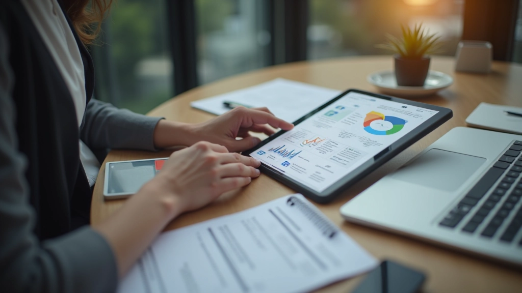 Person reviewing contrast ratios on a design mockup with accessibility checklist